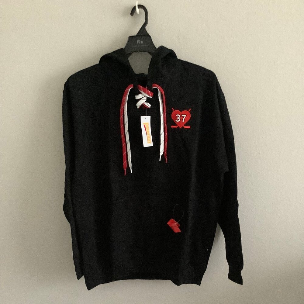 Pennant Men Sweatshirt Sz L Black